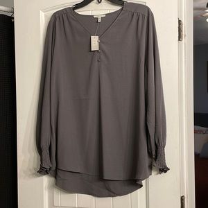 Maurice’s gray blouse. New with tags